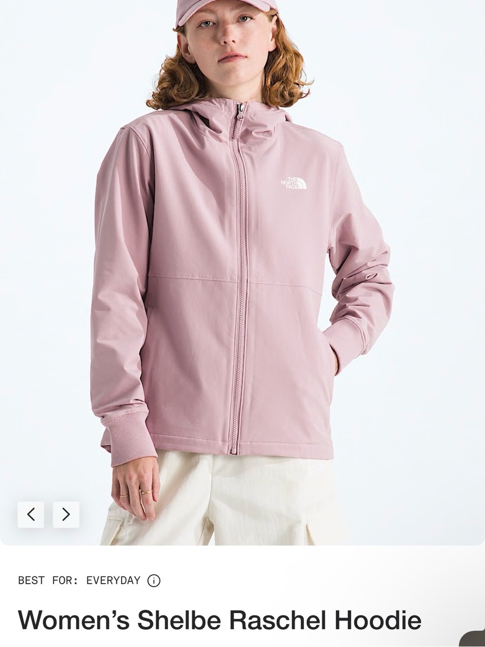 The North Face Women's Pink Shelbe Raschel Hoodie Jacket NWOT